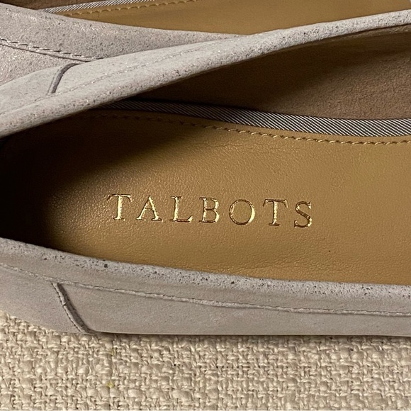 TALBOTS / Metallic Flats Size 6.5M - Picture 2 of 9